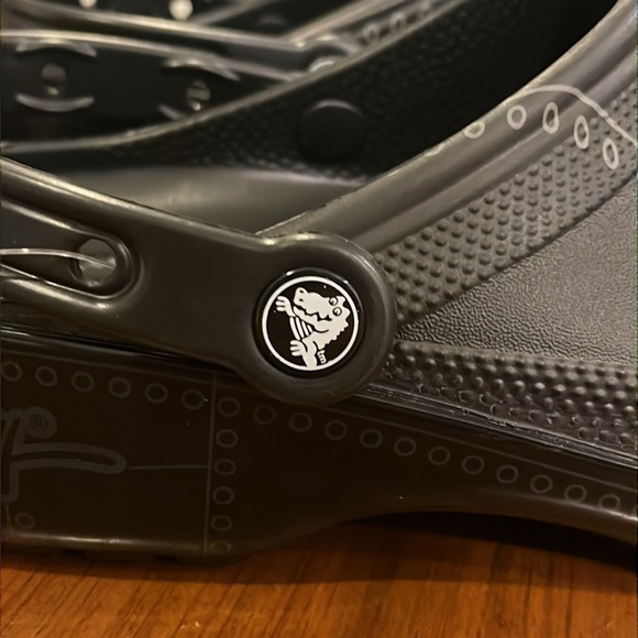 Crocs X Ron English Area 54 Clogs Shoe Sandals new Black Men’s Size 11